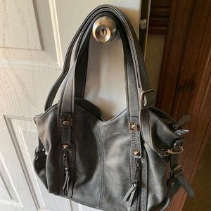 Pewter handbag. Never used. 14x10.